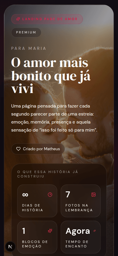 Preview do template Carta Classica